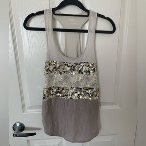 LAST CHANCE: Express Sequin and Lace Tank